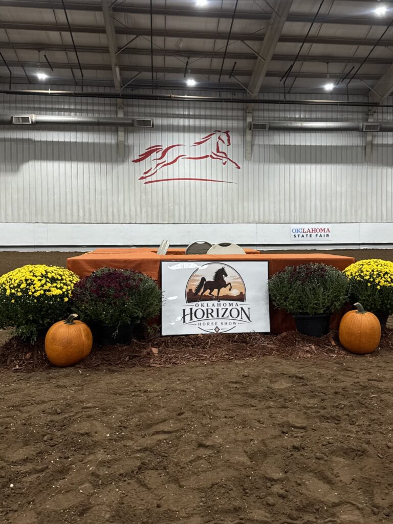 Oklahoma Horizon Horse Show display